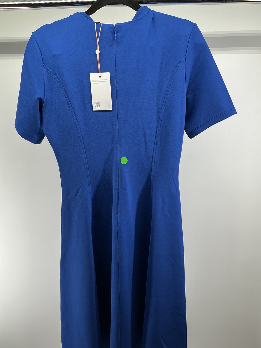 Ultra-Stretch Ponte Short Sleeve Midi Dress